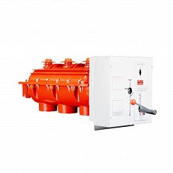 Элегазовый выключатель разъединитель трехпозиционный ESQ FLN36-12D/630-20-MOA-KFP FP2-GMP (12кВ, 630А,20кА,руч.упр.MOA, кожух с лиц. пан. разъединитель KFP FP2, датч. элегаза GMP)