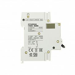 Автоматический выключатель HGD63-M 1PMBS0000C B 1P 20А 6kA (STANDARD)