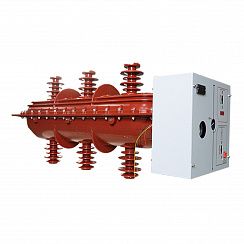 Элегазовый выключатель нагрузки ESQ FLN36-40,5D/630-20-MOA-PАPВ (40,5кВ, 630А, 20кА, руч. управ., кожух, рукоятка для руч. упр. HS,датчик давления GPM, с индик, мех. блок.)