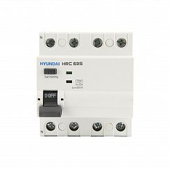 Устройство защитного отключения HRC63S 4PG4S0000C 00040F 4 полюса, 40A, 30mA (STANDARD), тип A